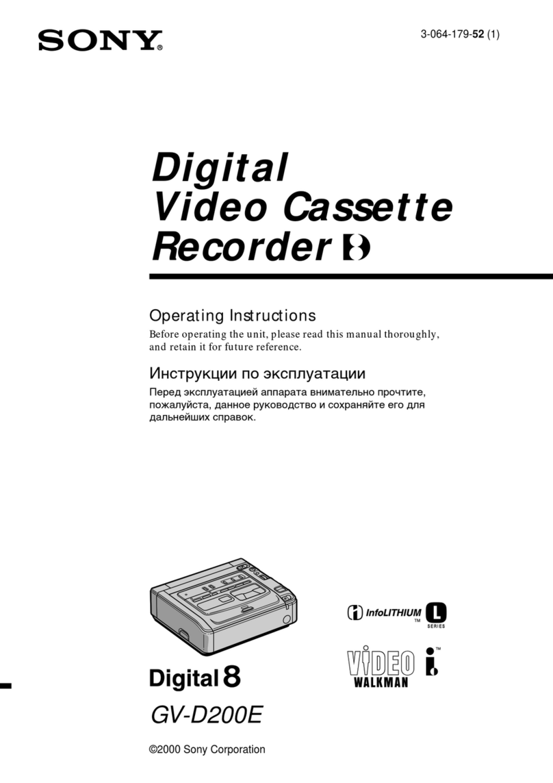 Sony GV-D200E User manual