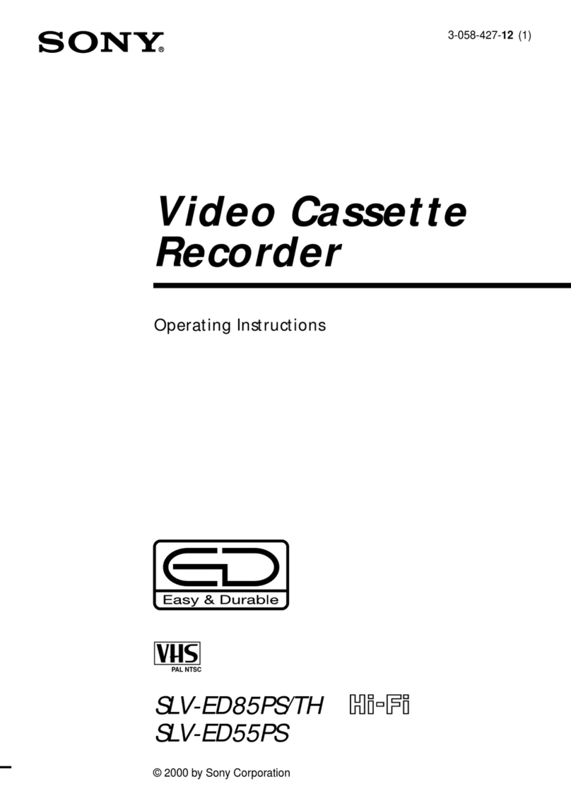Sony SLV-ED55PS User manual