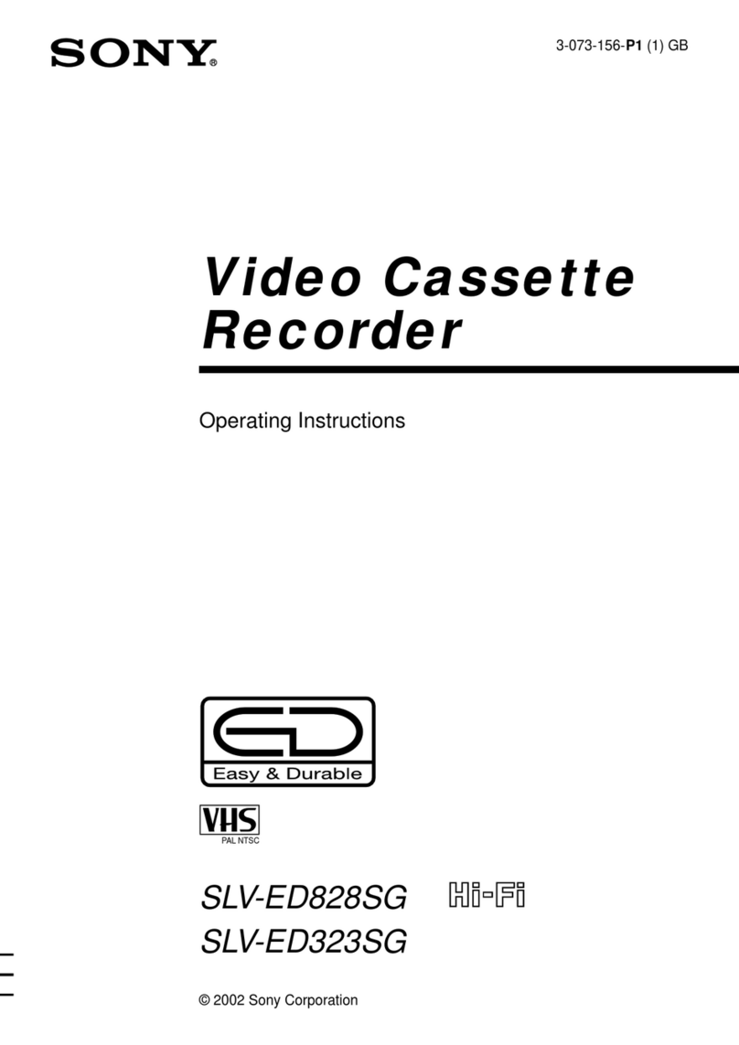 Sony SLV-ED828SG User manual