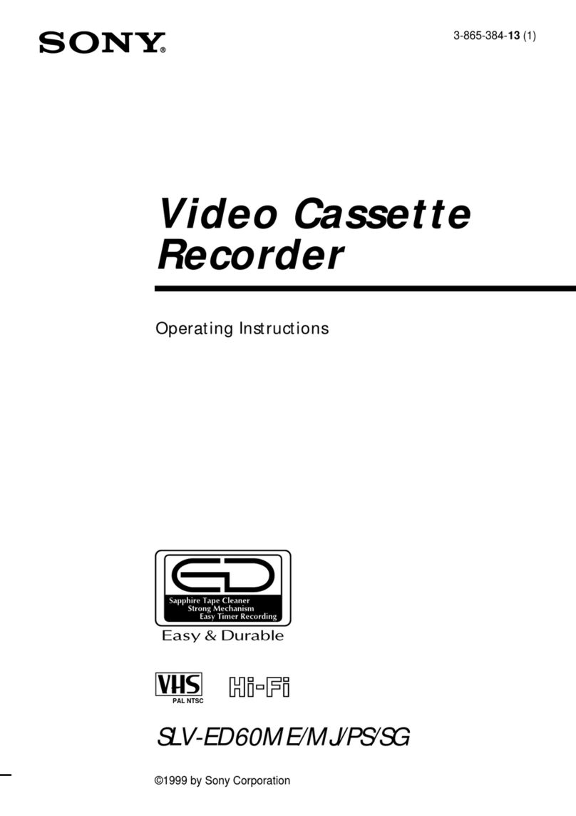 Sony SLV-ED60ME User manual