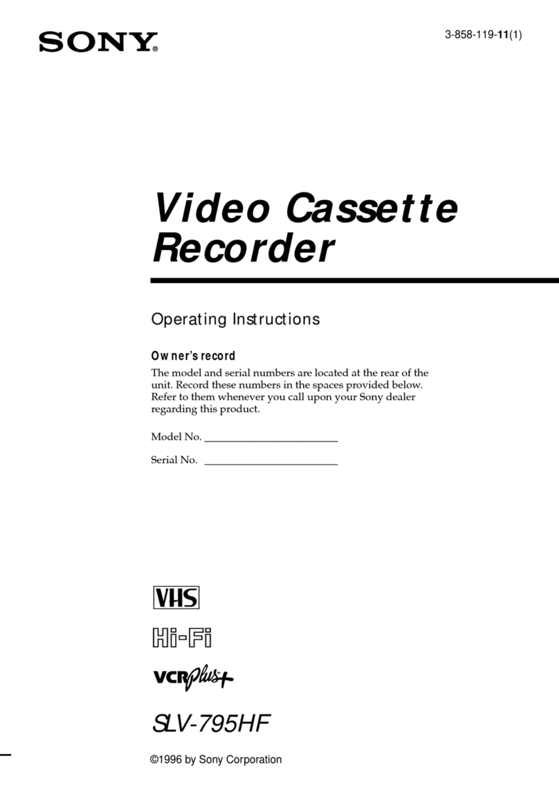 Sony SLV-795HF User manual