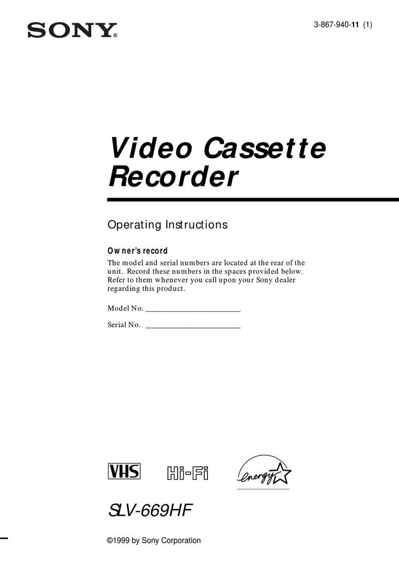 Sony SLV-669HF User manual