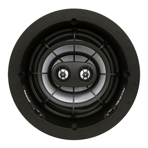 SpeakerCraft AIM7 DT Three User manual