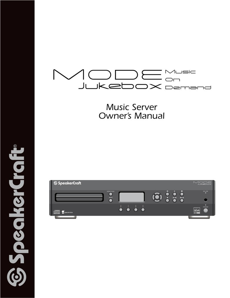 SpeakerCraft Home Theater System user manual