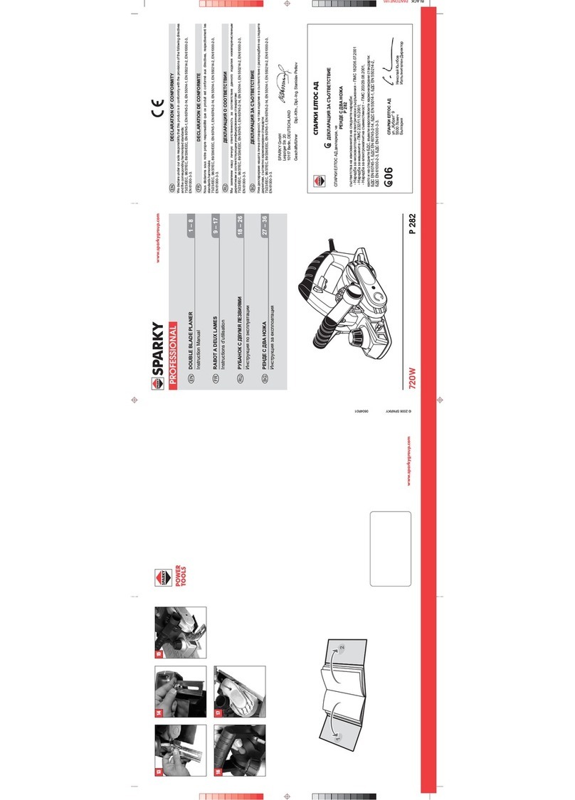 Sparky Group P 282 User manual