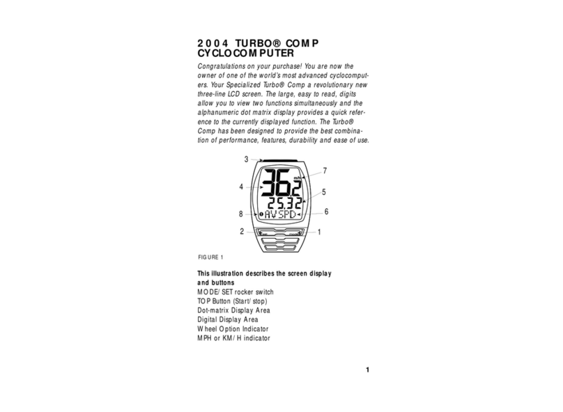 Specialized Turbo Comp User manual