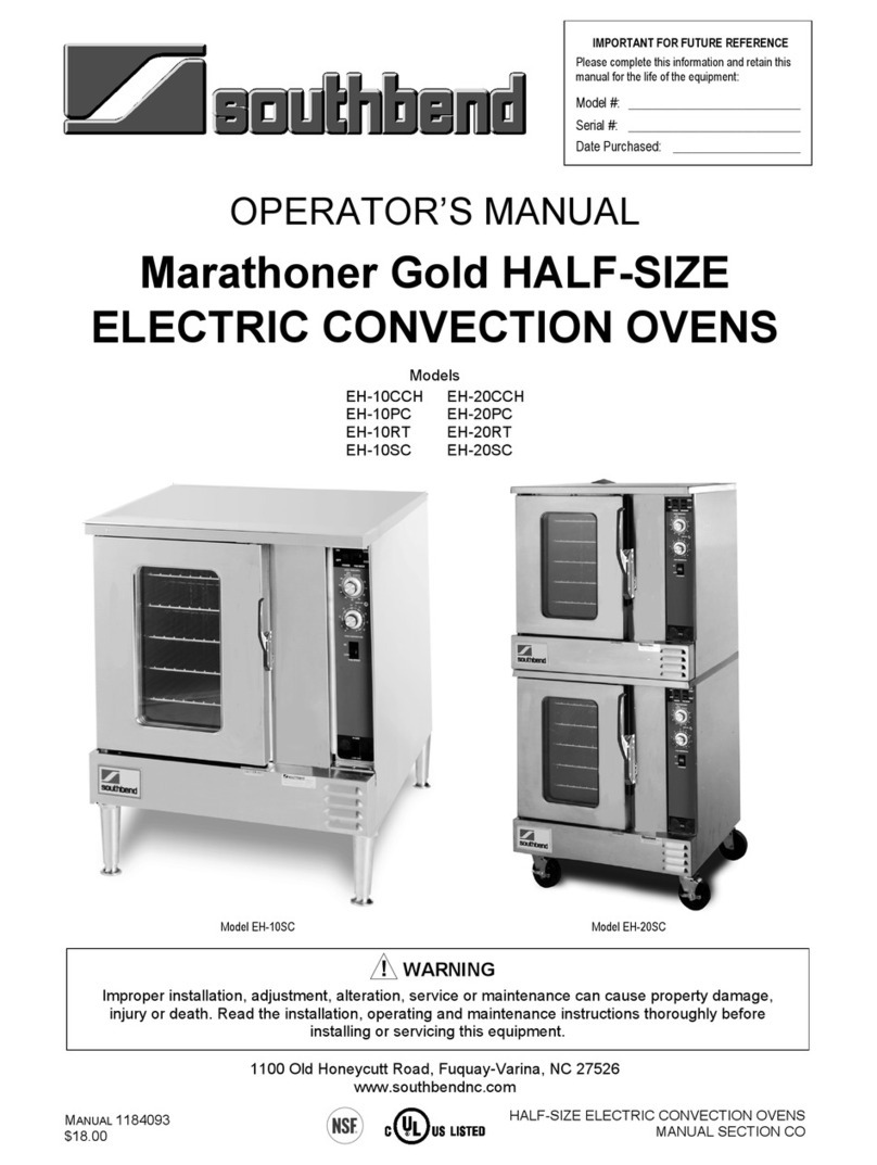 Southbend 1184093 User manual