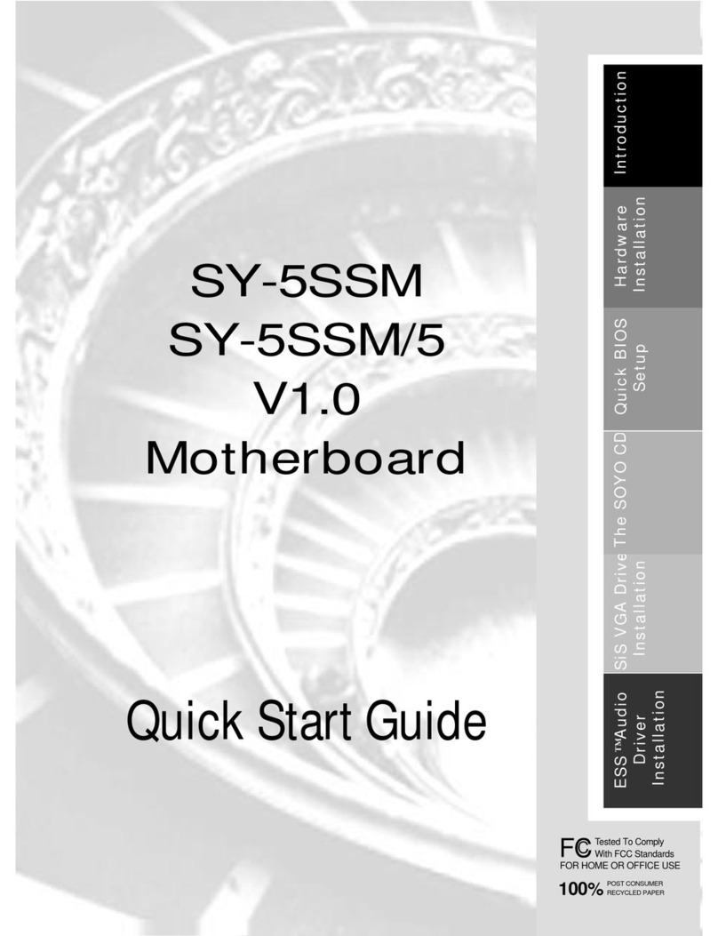 SOYO SY-5SSM quick start guide