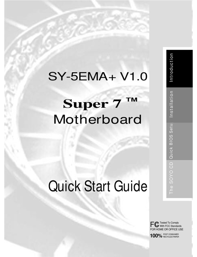 SOYO Super 7 SY-5EMA User manual SOYO Super 7 SY-5EMA User manual