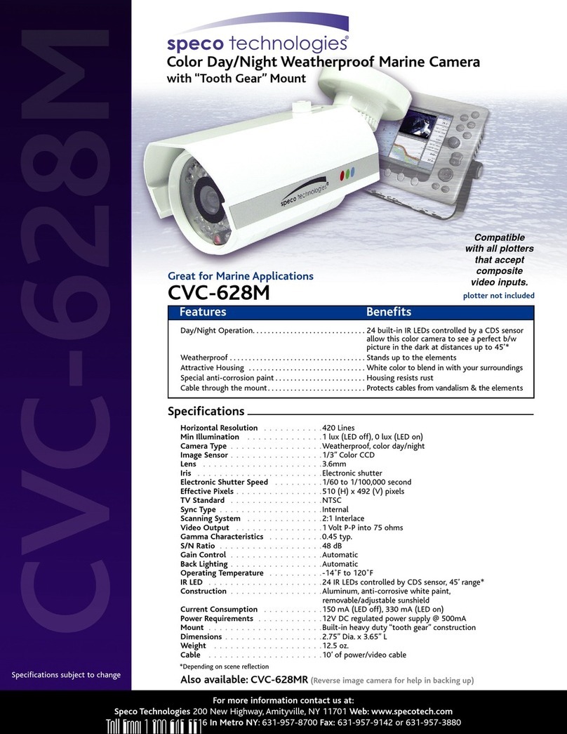 Speco CVC-628M User manual Speco CVC-628M User manual