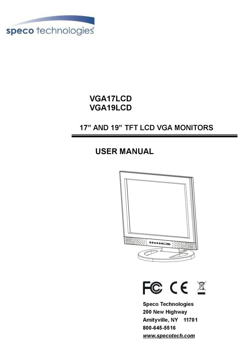 Speco VGA19LCD User manual