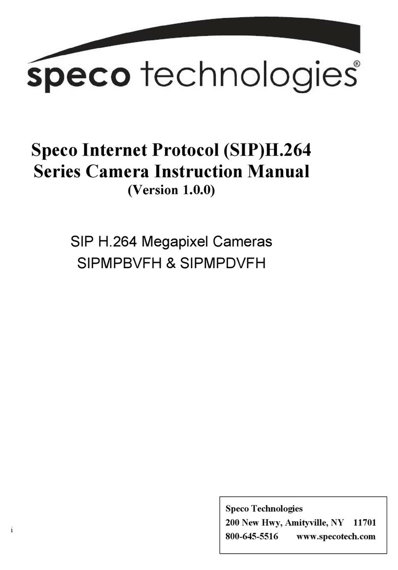 Speco SIPMPBVFH User manual