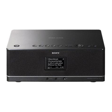 Sony GIGAJUKE NAS-C5E operating instructions
