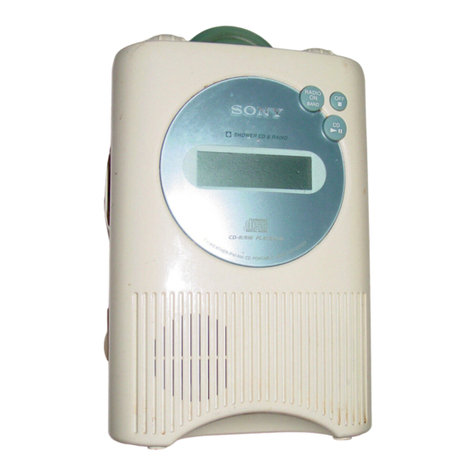 Sony ICF-CD73W operating instructions