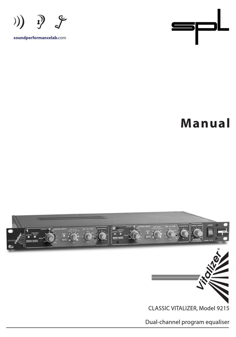 Sound Performance Lab Classic Vitalizer 9215 User manual Sound Performance Lab Classic Vitalizer 9215 User manual