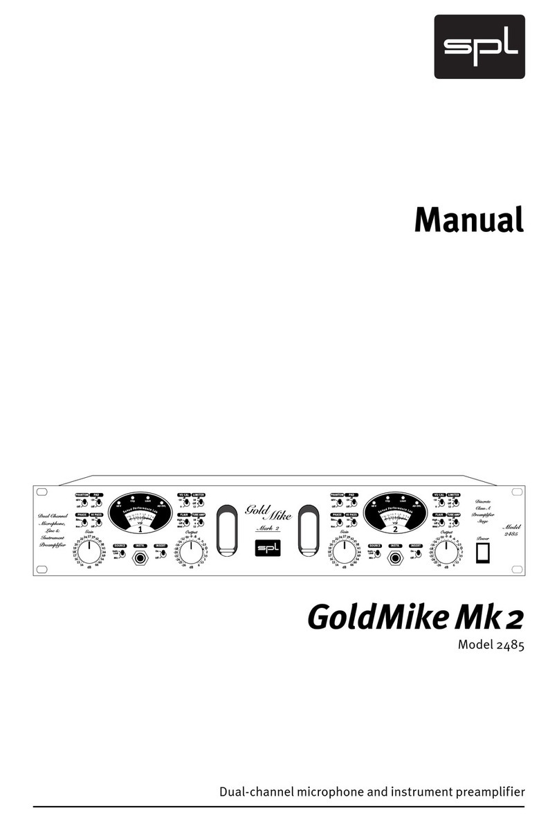 Sound Performance Lab GOLDMIKE MK2 2485 User manual