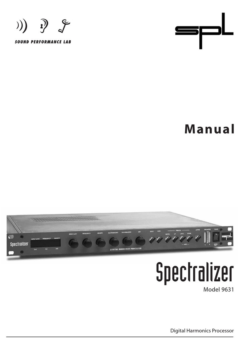 Sound Performance Lab Spectralizer 9631 owner's manual
