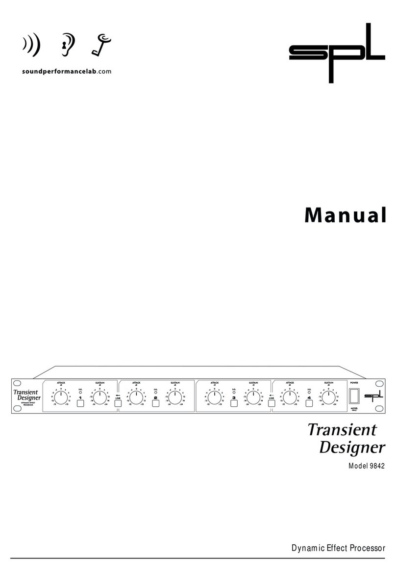 Sound Performance Lab TransientDesigner 9842 user manual
