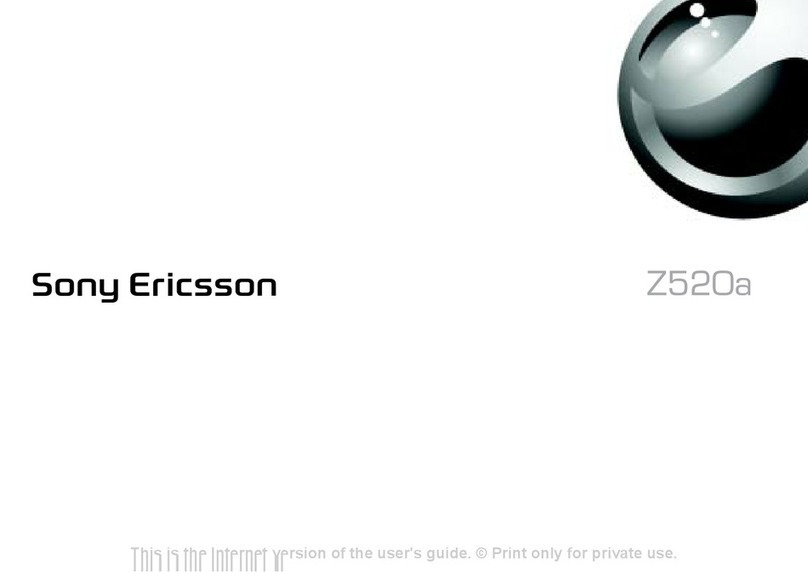 Sony Ericsson Z520a User manual