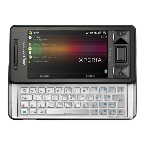 Sony Ericsson Xperia X1 User manual