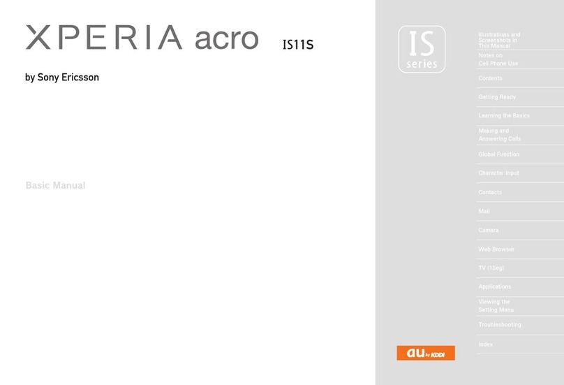 Sony Ericsson XPERIA ACRO IS11S Installation guide