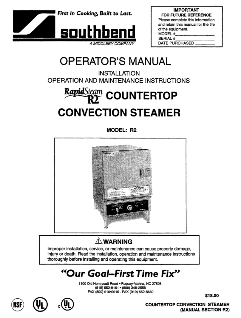 Southbend RAPIDSTREAM R2 User manual Southbend RAPIDSTREAM R2 User manual