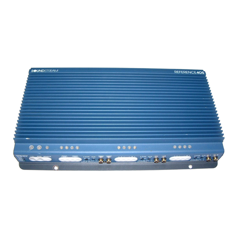 Soundstream REFERENCE 405 Programming manual
