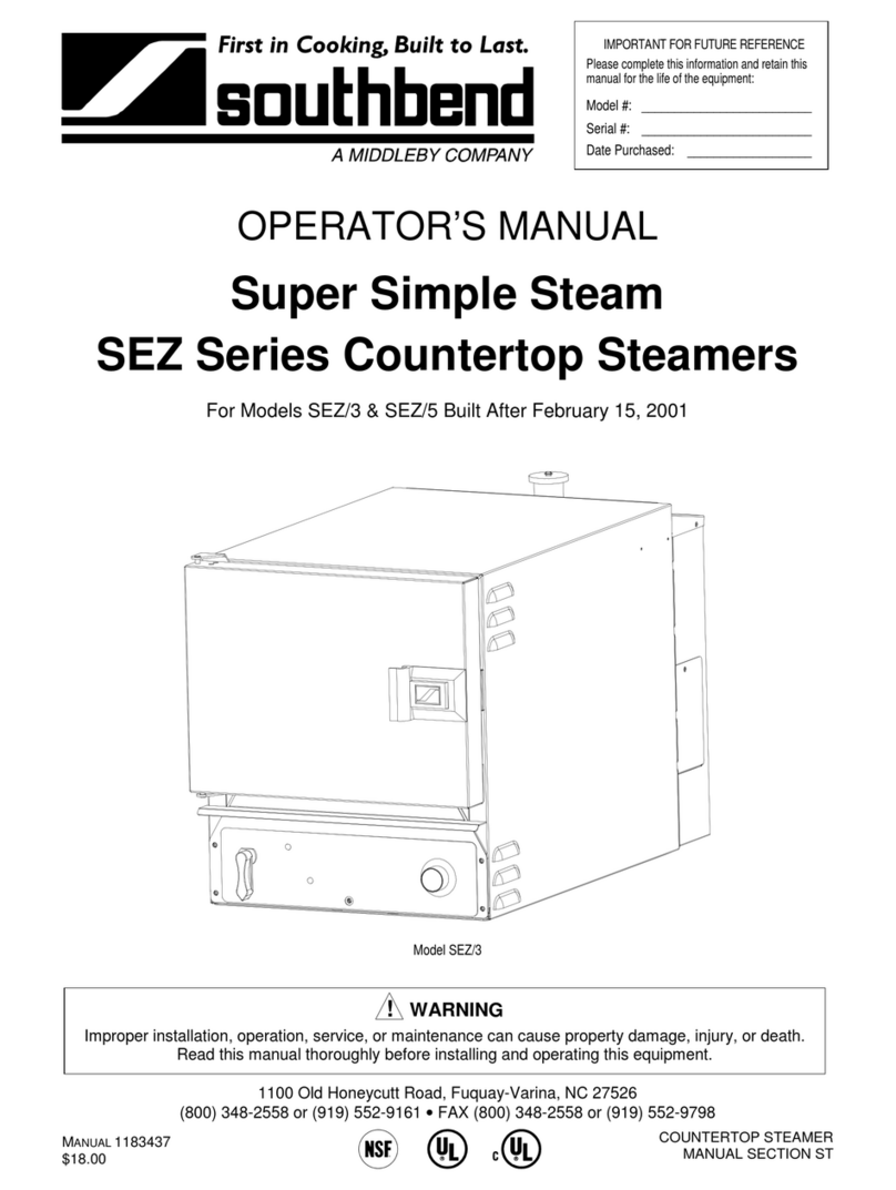 Southbend SEZ-3 Operator's manual