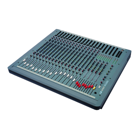 SoundCraft Audio Mixing Console Model Spirit Studio user guide