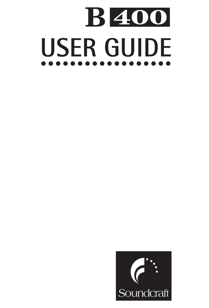 SoundCraft B400 User manual