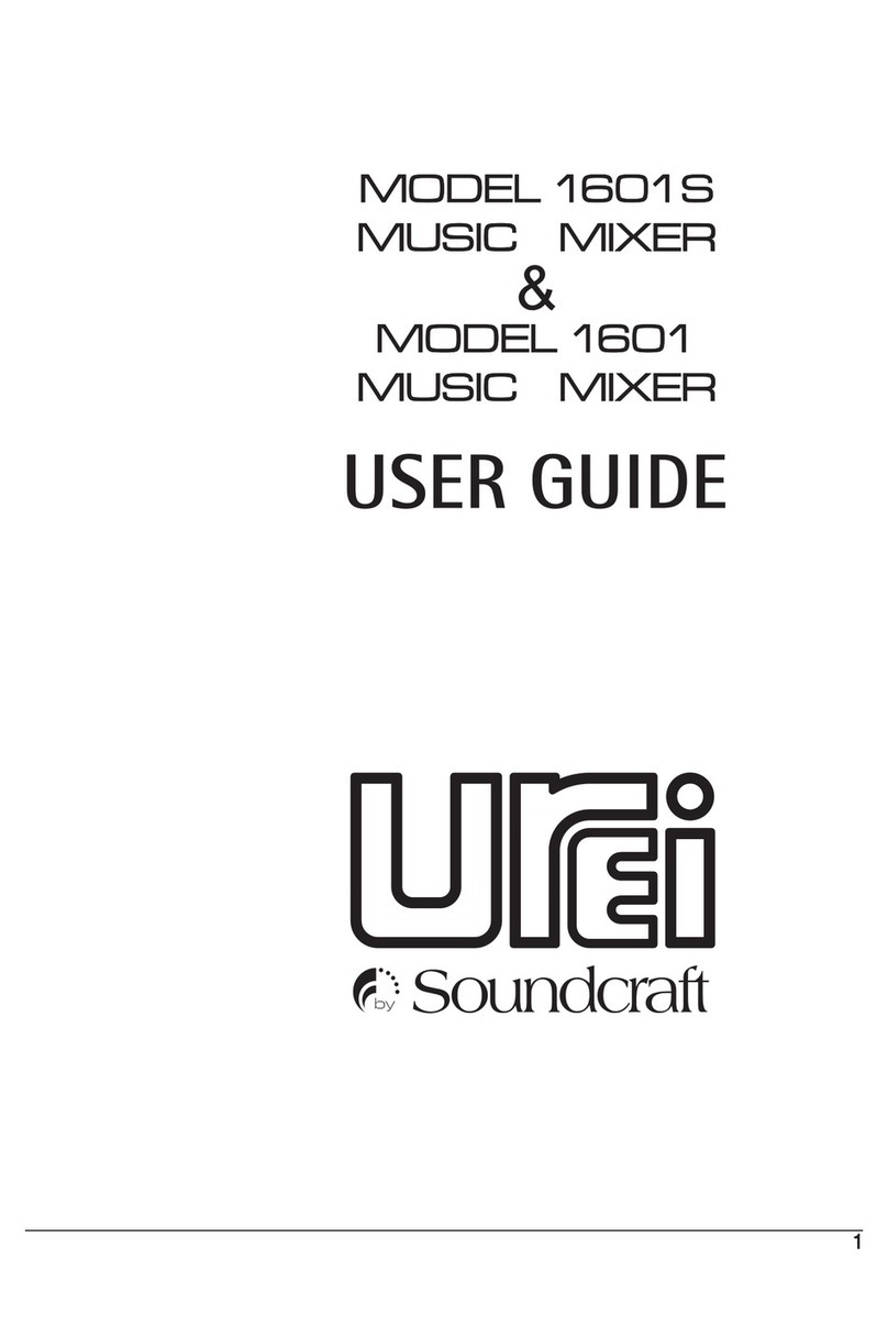 SoundCraft 1601 user guide