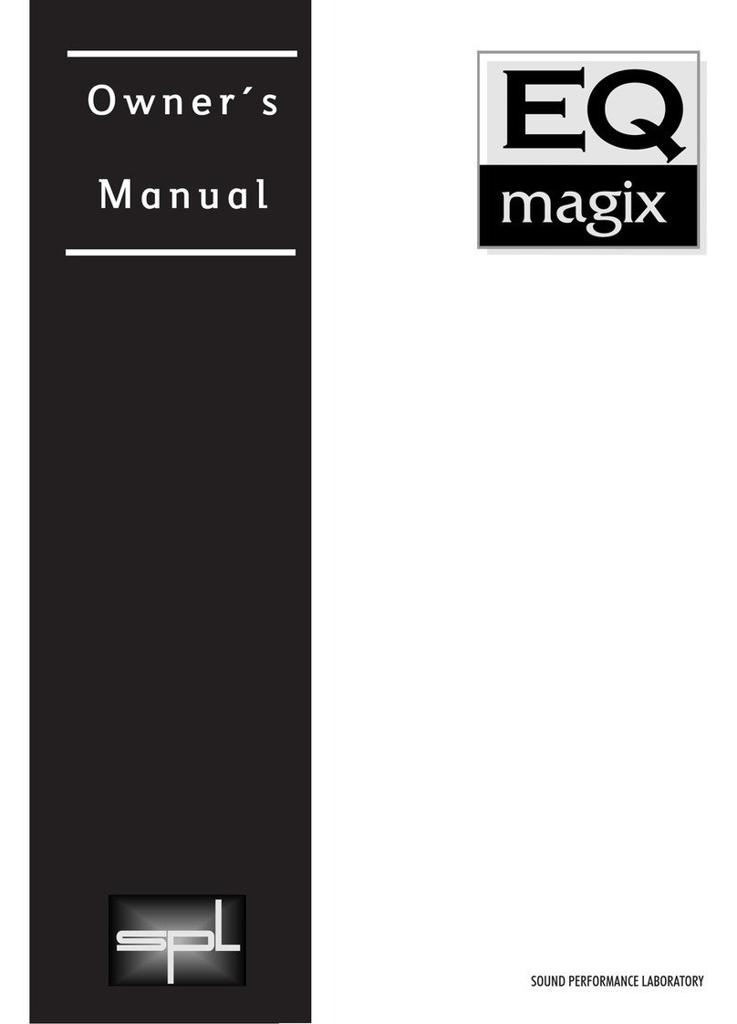 Sound Performance Lab EQ MAGIX User manual