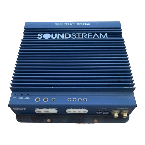 Soundstream REFERENCE 300SX Programming manual