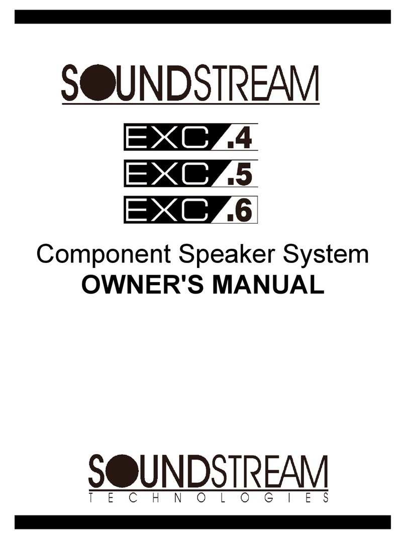 Soundstream EXC.4 User manual