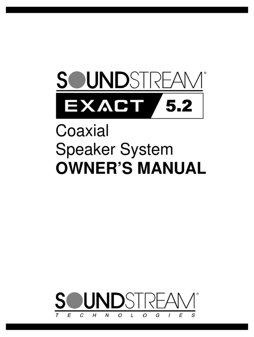 Soundstream 5.2 owner's manual
