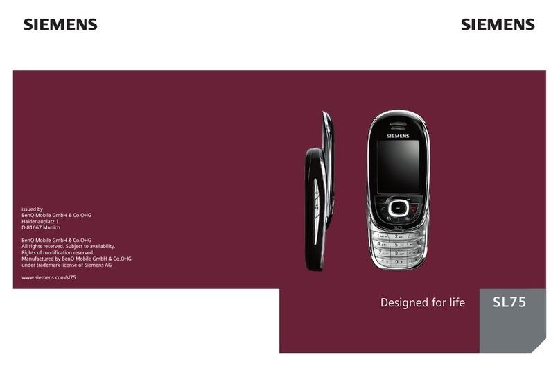 Siemens Gigaset SL75 WLAN User manual Siemens Gigaset SL75 WLAN User manual