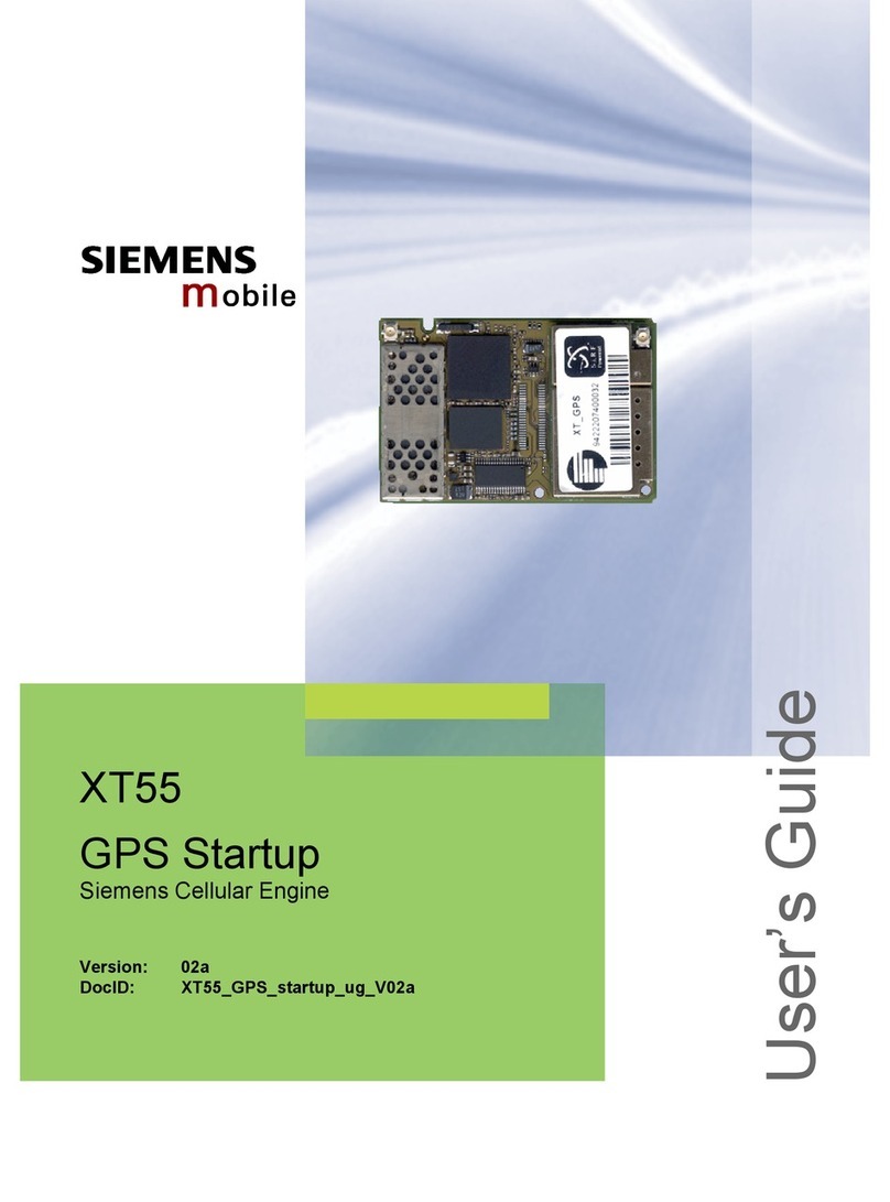 Siemens XT55 User manual