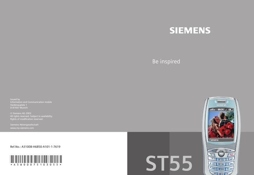 Siemens ST55 User manual