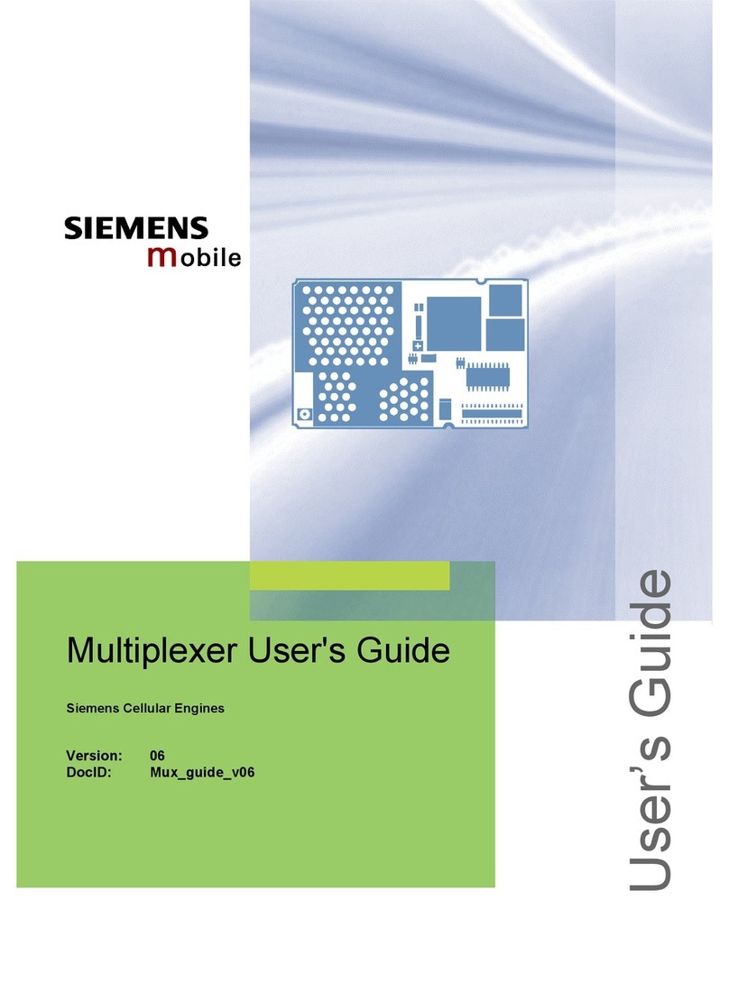 Siemens Mux_guide_v06 user guide