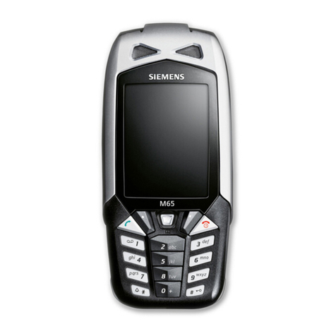 Siemens M65 User manual