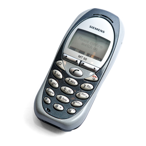 Siemens M50 User manual