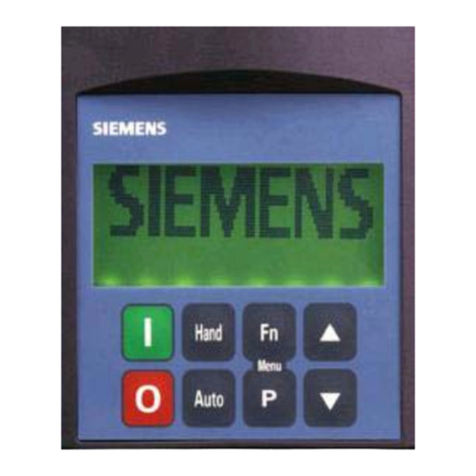 Siemens SED2 Series operating instructions