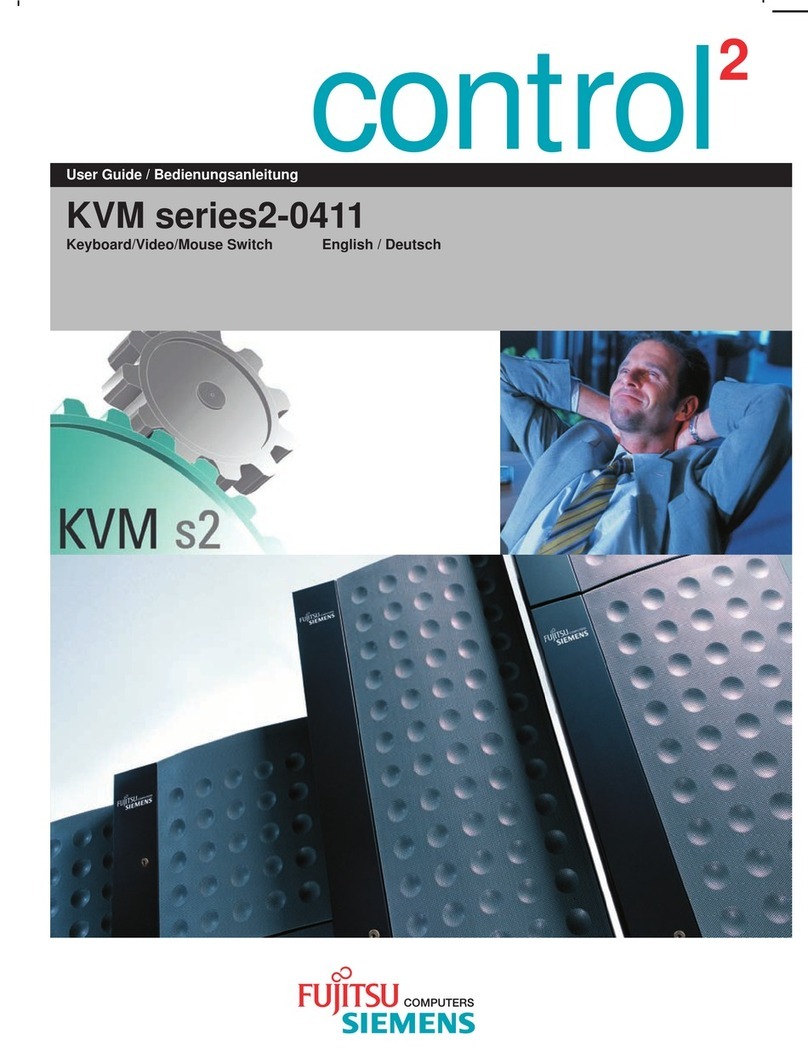Fujitsu Siemens Computers KVM s2-0411 user guide