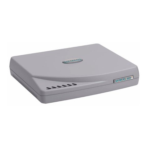 Siemens 5890 User manual