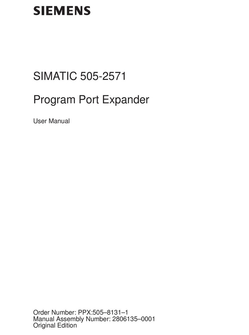 Siemens 505-2571 User manual Siemens 505-2571 User manual