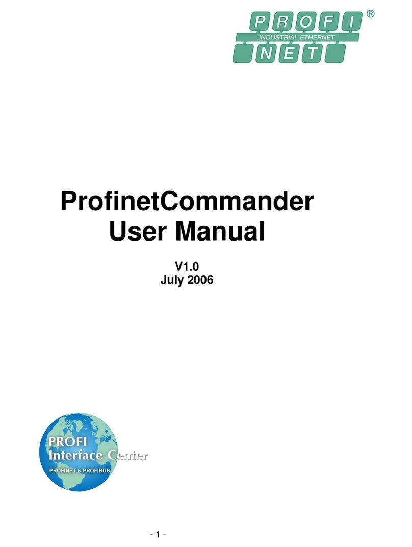 ProfiNet V1.0 user manual
