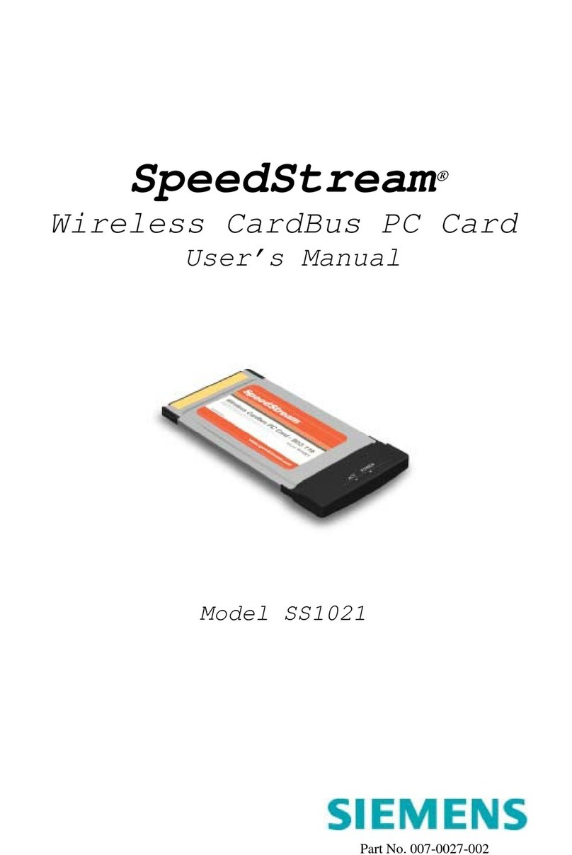 Siemens SPEEDSTREAM SS1021 user manual
