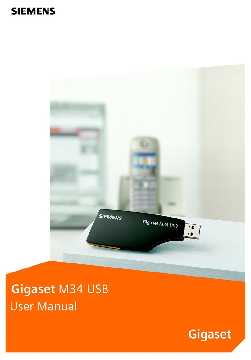 Gigaset Gigaset M34 user manual