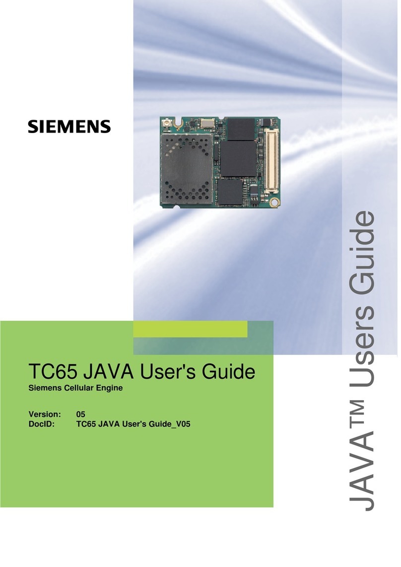 Siemens TC65 User manual