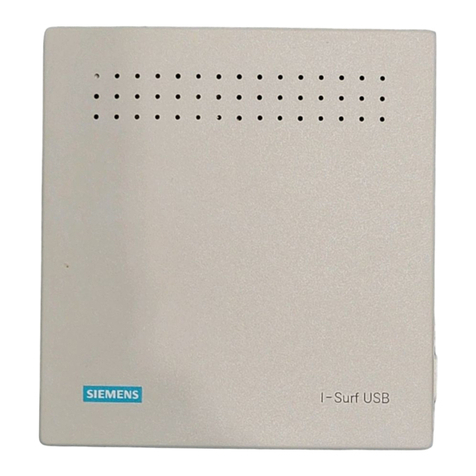 Siemens I-SURF User manual